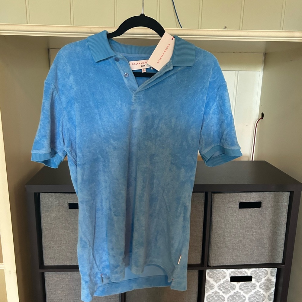 Orlebar Brown Men’s soft polo shirt